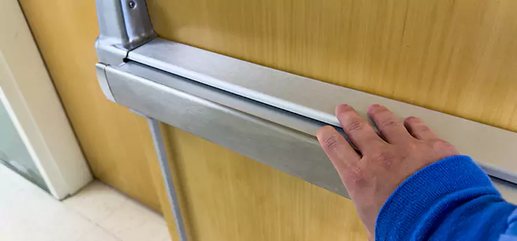 Installing a Push Bar on a Door North Augusta